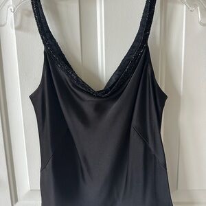 Carmen Marc Valvo Black Camisole